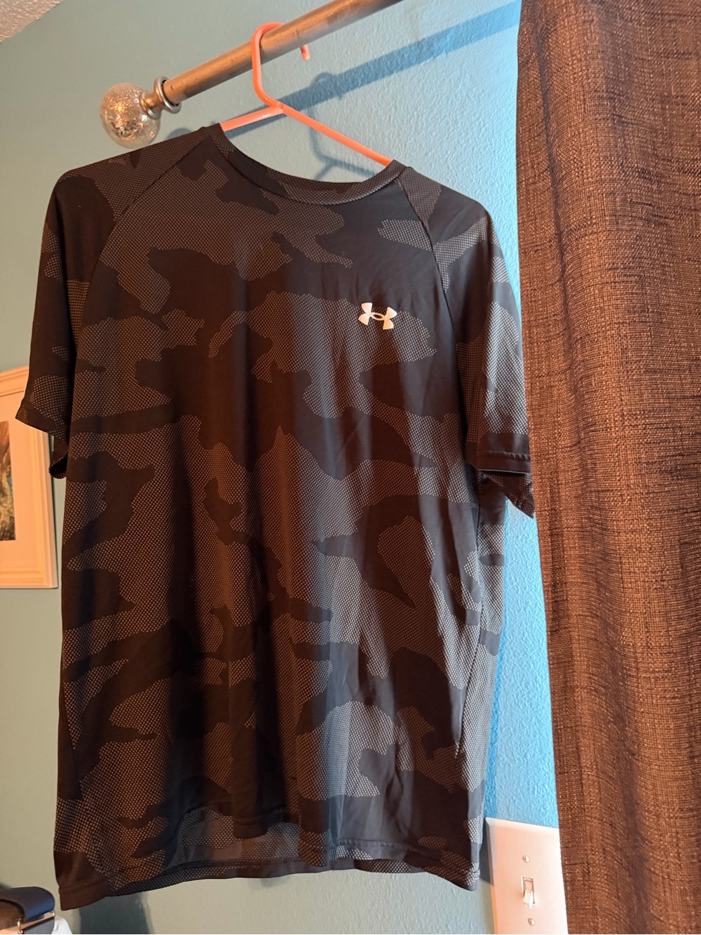 Under Armour Black Camo Short Sleeve Performance Tee